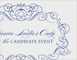 Ladies Candidate Event Design